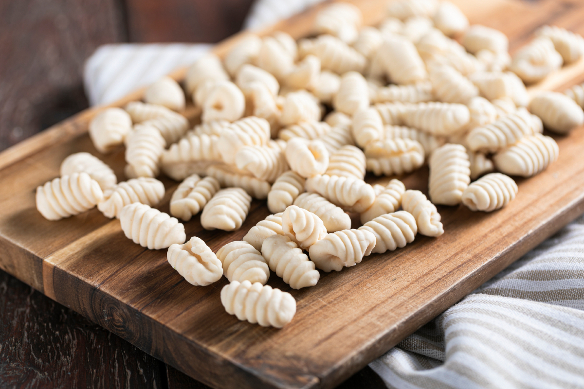 Gnocchi Wasser und Mehl (ohne Kartoffeln)