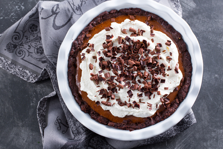Leckere Torte mit Schokoladenmousse