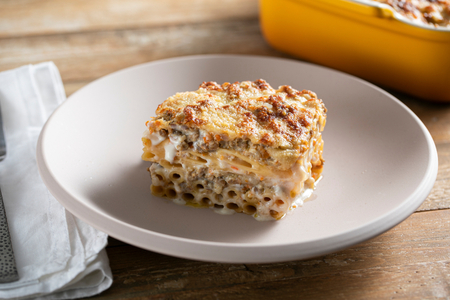 Weiße Ziti aus dem Ofen