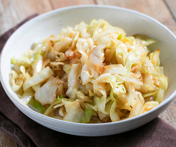 Geschmorter Weißkohl