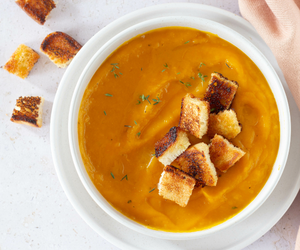 Kürbis-Kartoffel-Cremesuppe