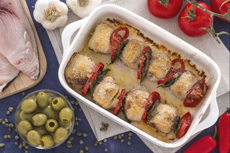 Schwertfischrouladen