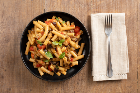 Pasta mit Auberginen