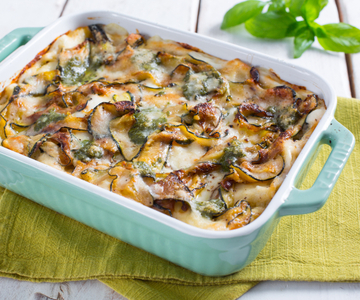Lasagne mit Pesto und Zucchini