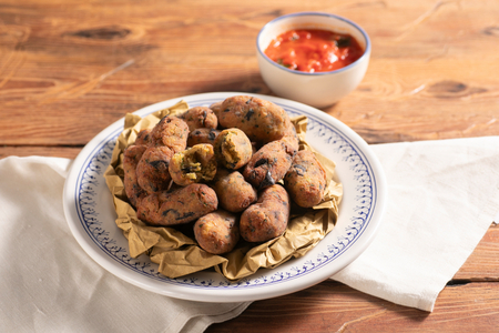 Auberginen-Thunfisch-Bällchen