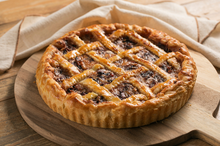 Herzhafte Torte mit Radicchio und Gorgonzola