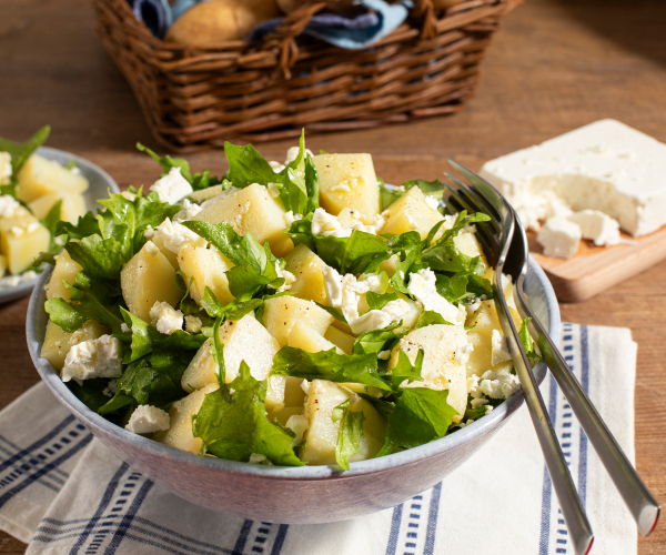 Kartoffelsalat mit Chicorée und Feta
