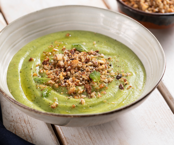 Zucchini-Kartoffel-Cremesuppe