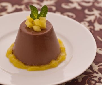 Schokoladen-Panna-Cotta