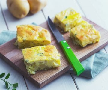 Kartoffelomelett im Ofen