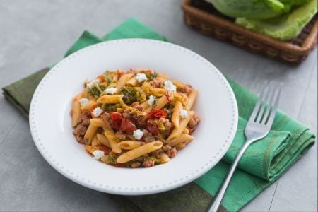 Pasta mit Wirsing und Wurst