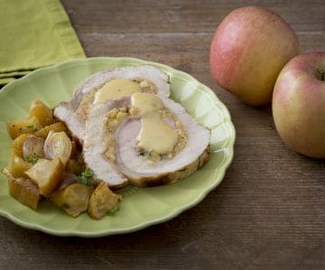 Schweinebraten mit Äpfeln