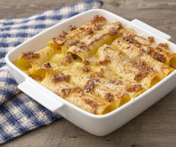 Goldgelbe Cannelloni