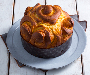 Rosenkuchen mit Sauerteig