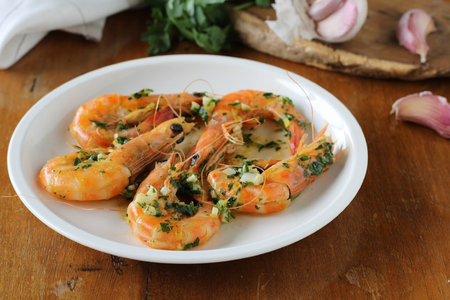 Gebratene Garnelen