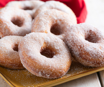 Süße Kartoffeldonuts