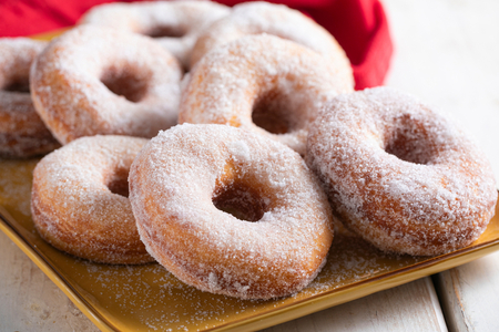 Süße Kartoffeldonuts