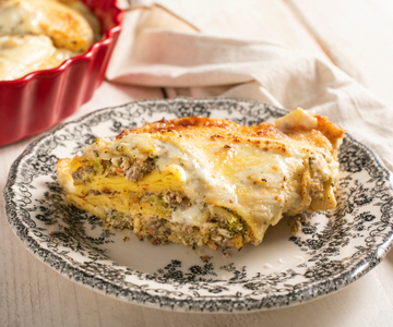 Gefüllte Crêpes mit Ricotta, Brokkoli und Wurst