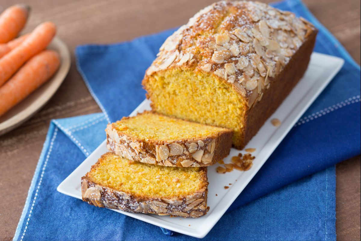Karottenkuchen in kastenform