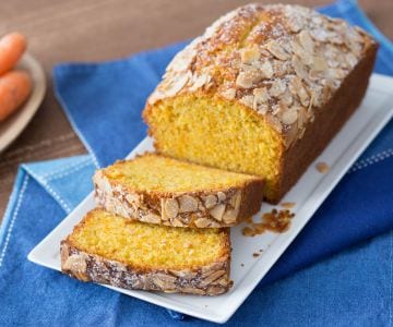 Karottenkuchen in kastenform