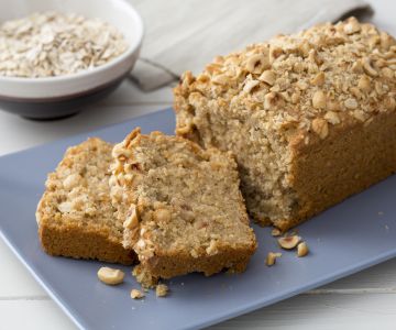 Hafer- und Haselnusskuchen