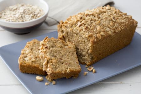 Hafer- und Haselnusskuchen