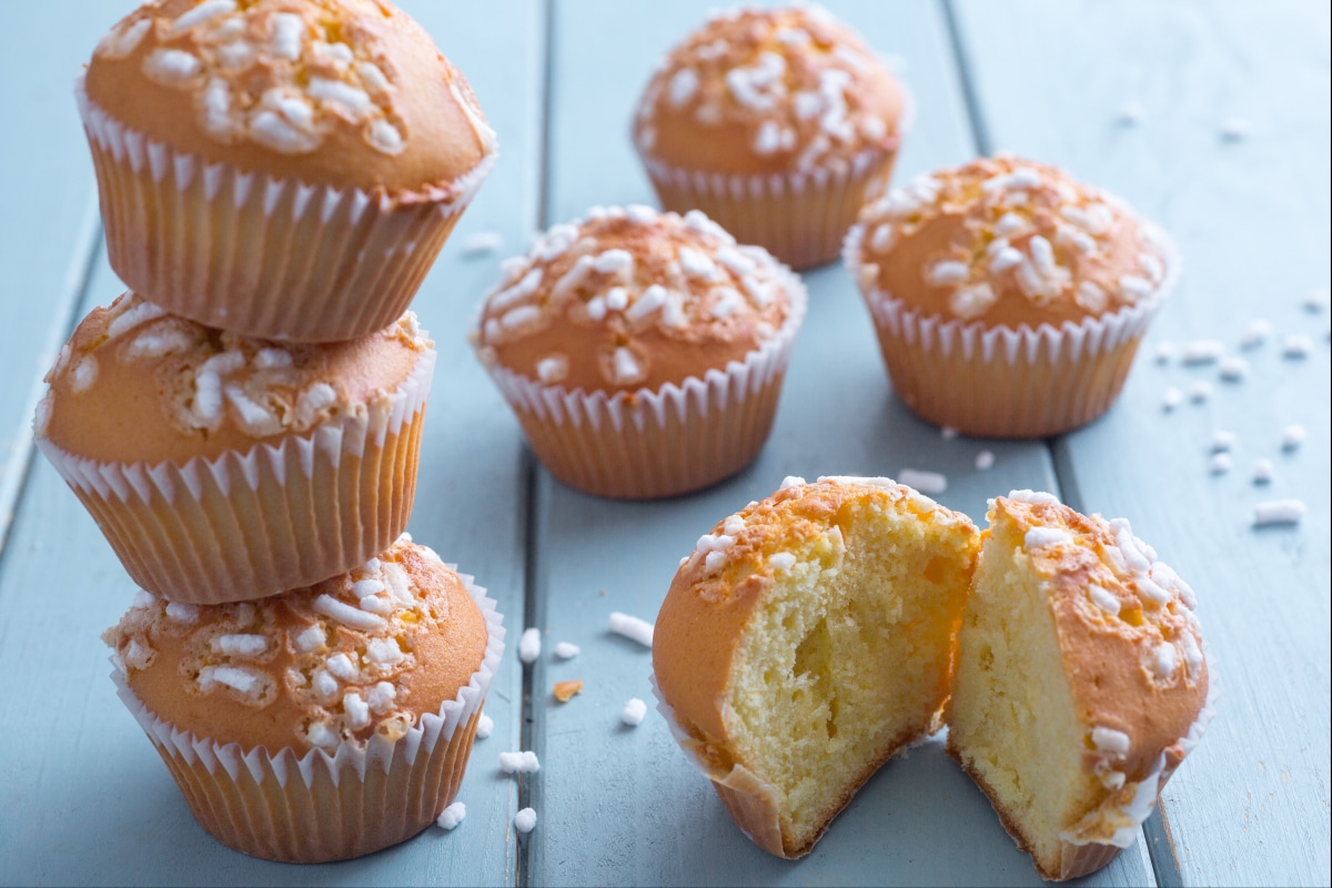 Heiße Milch Muffins