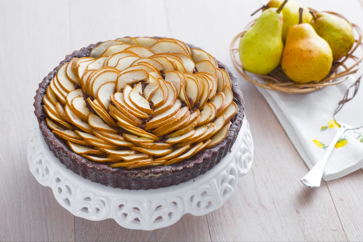 Birnen-Schokoladen-Tarte