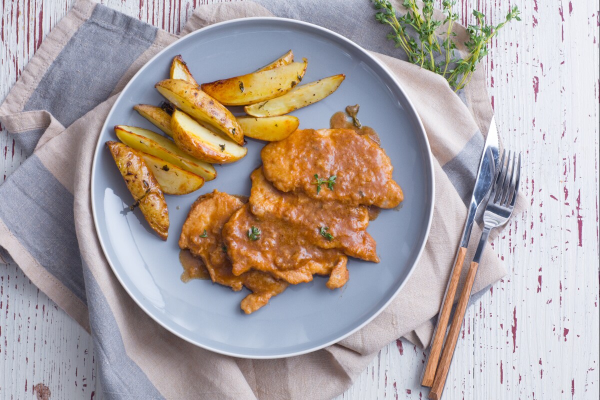 Paprika-Schweinelendenscheiben