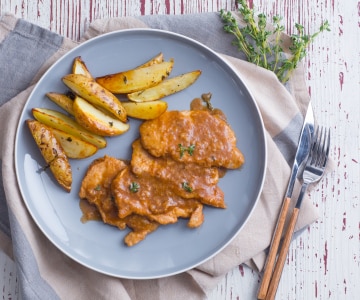 Paprika-Schweinelendenscheiben