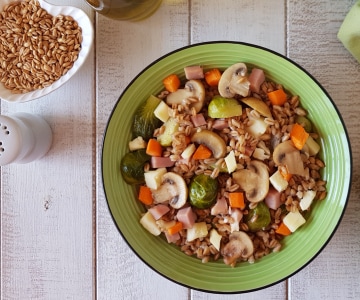 Winterlicher Dinkel-Salat