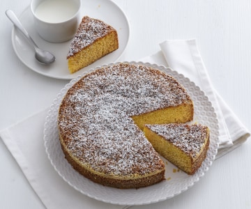 Weicher Polentakuchen