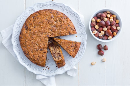 Haselnuss-Schokoladenkuchen