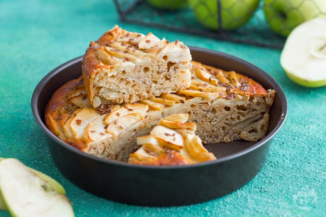 Leichter Apfelkuchen - Italienische Rezepte von GialloZafferano