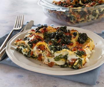 Weiße Lasagne