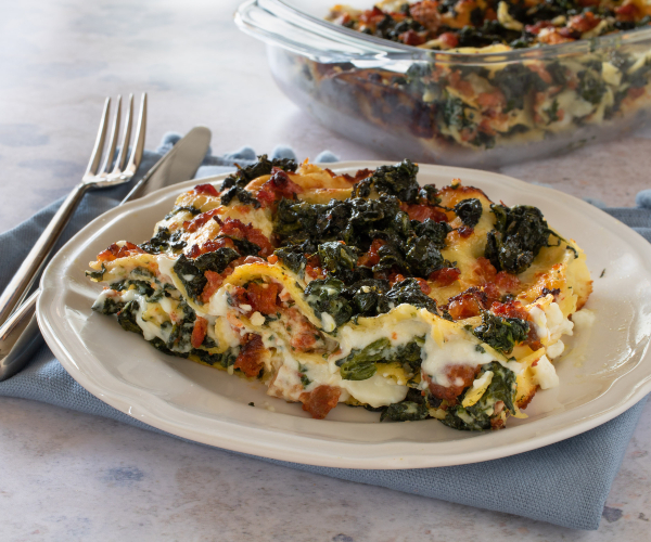 Weiße Lasagne