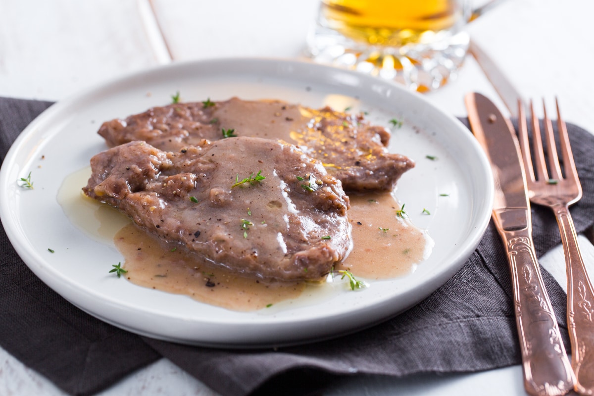 Schnitzel mit Bier