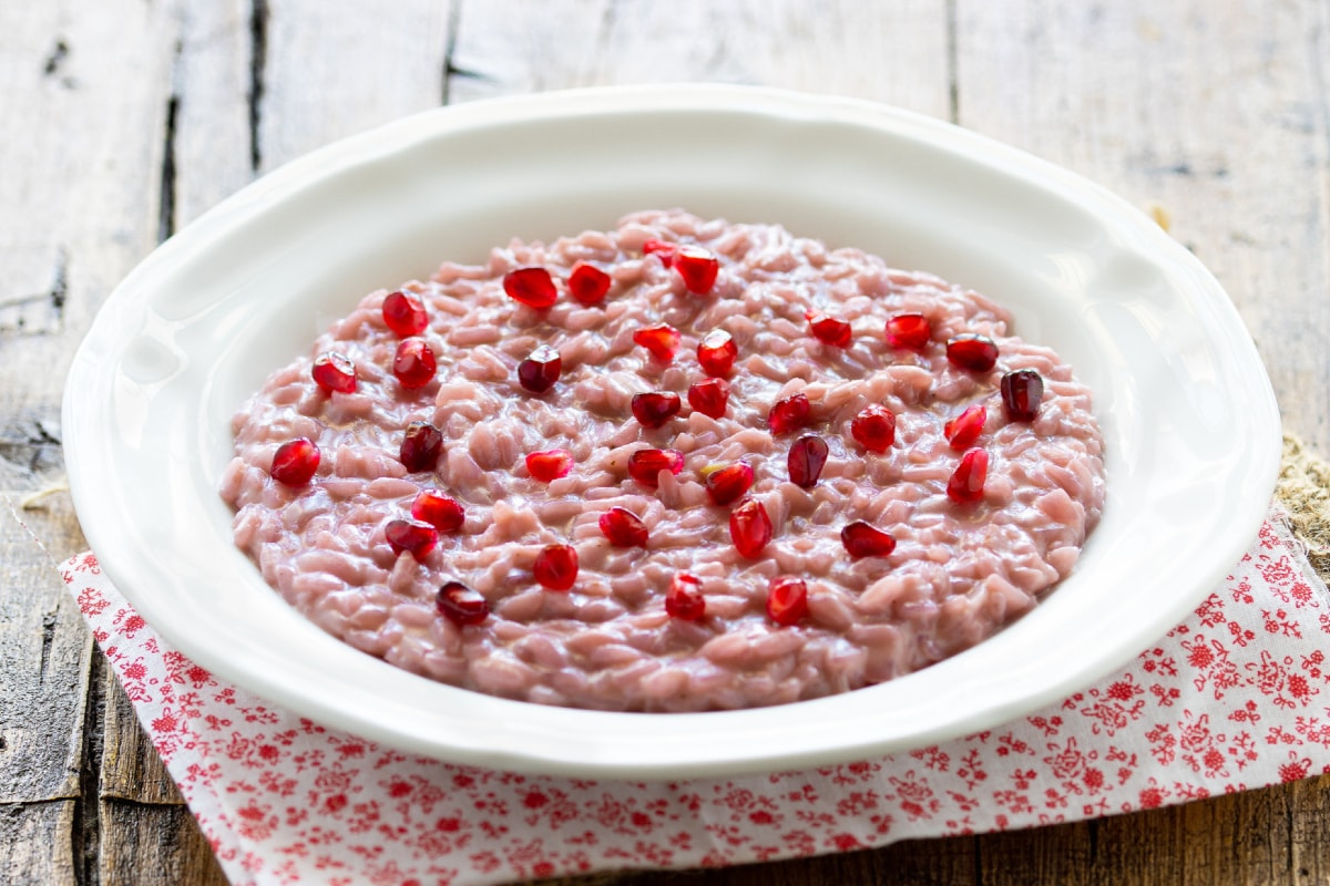 Granatapfelrisotto