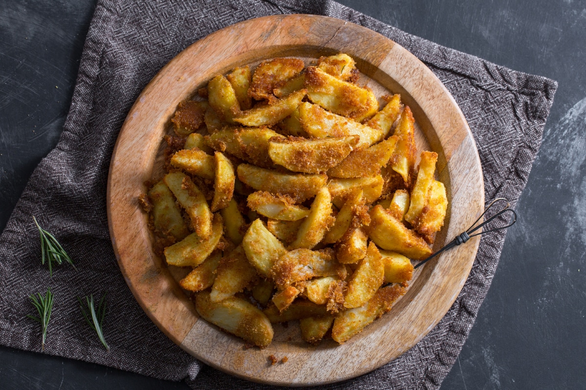 Knusprige Kartoffeln mit Käse
