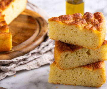 Superweiches Focaccia (Teig mit Kartoffeln)