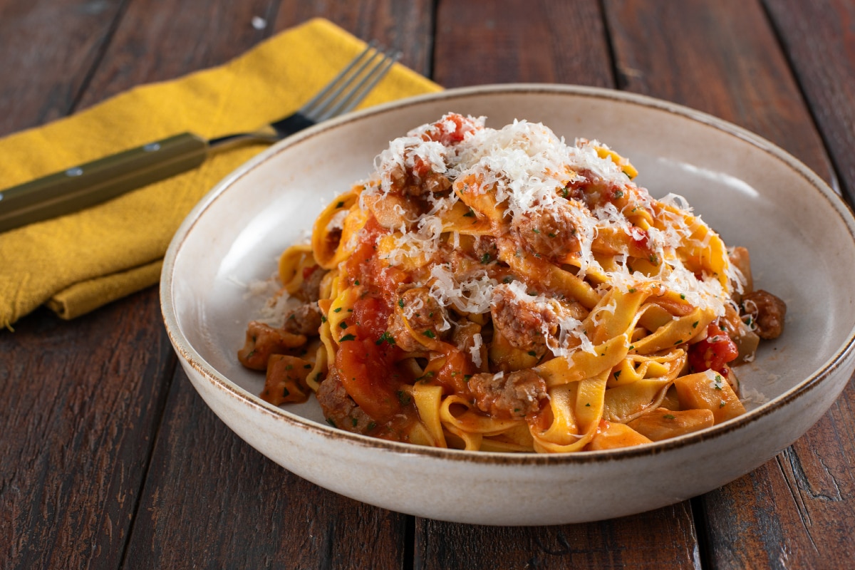 Tagliatelle nach Jägerart