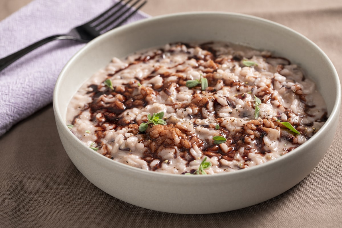 Risotto mit Radicchio und Taleggio