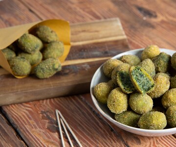 Vegetarische Ascolaner Oliven