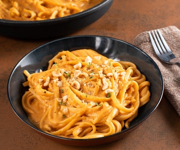 Pasta mit Ofengemüse-Creme