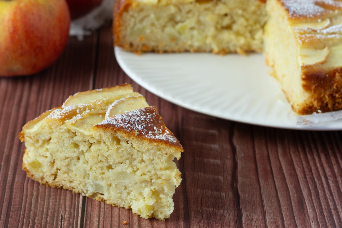Zuckerfreier Apfelkuchen
