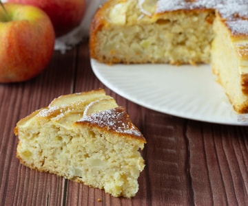 Zuckerfreier Apfelkuchen