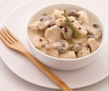 Hähnchen in Sahnesoße