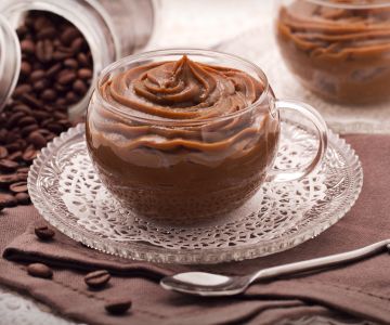 Cremiges Kaffee-Dessert