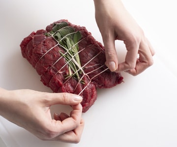 Wie man den Braten bindet