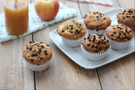 Glutenfreie Apfel-Schoko-Muffins